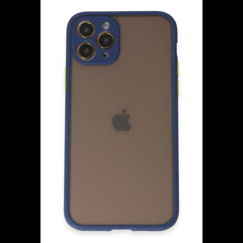 Newface Apple iPhone 11 Pro Kılıf Montreal Silikon Kapak - Lacivert