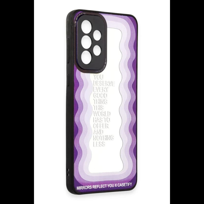 Newface Samsung Galaxy A73 5G Kılıf Mirror Desenli Kapak - Mirror - 5