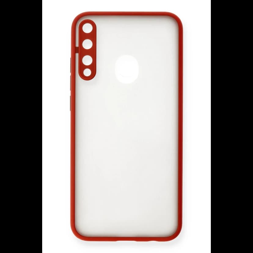 Newface Huawei P40 Lite E Kılıf Montreal Silikon Kapak - Kırmızı