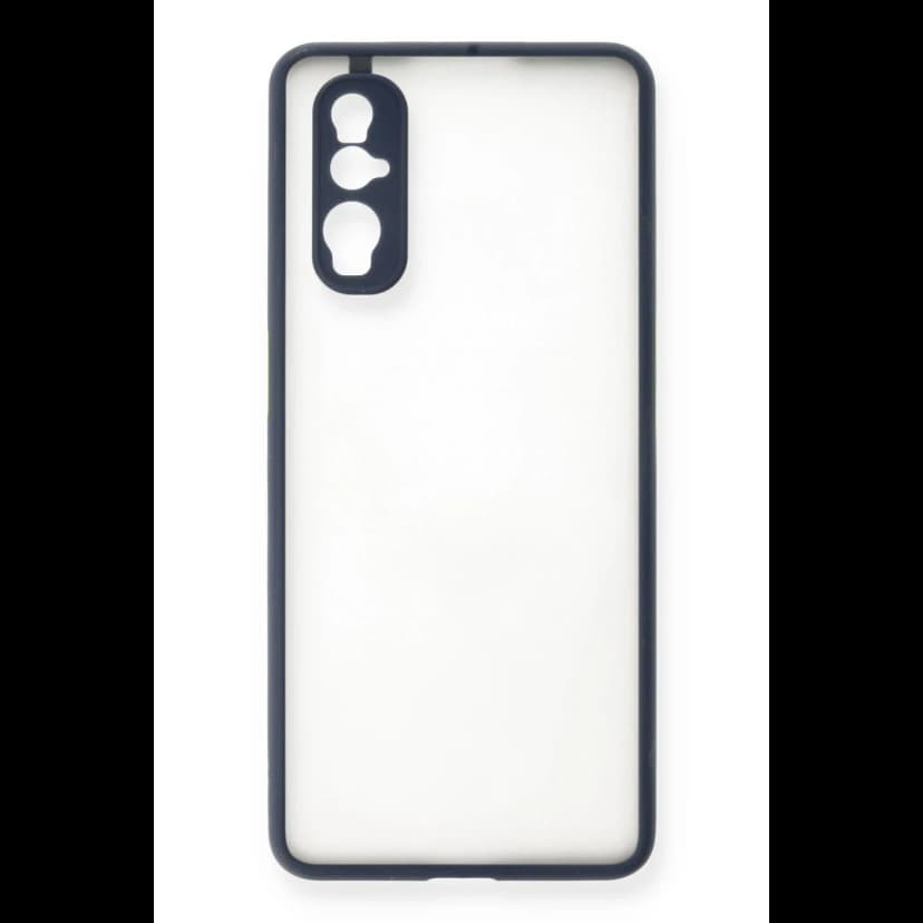 Newface Oppo Find X2 Kılıf Montreal Silikon Kapak - Lacivert