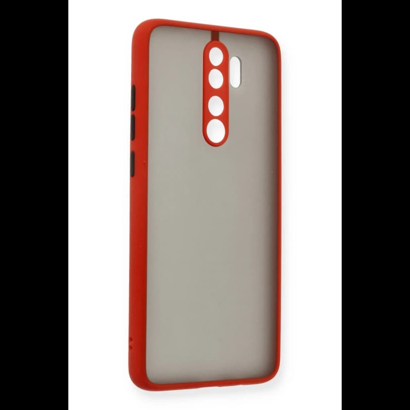 Newface Xiaomi Redmi Note 8 Pro Kılıf Montreal Silikon Kapak - Kırmızı