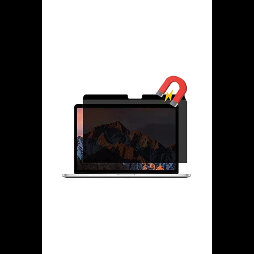 Newface Apple Macbook Air 13.3 Macbook Manyetik Hayalet Ekran Koruyucu - Siyah