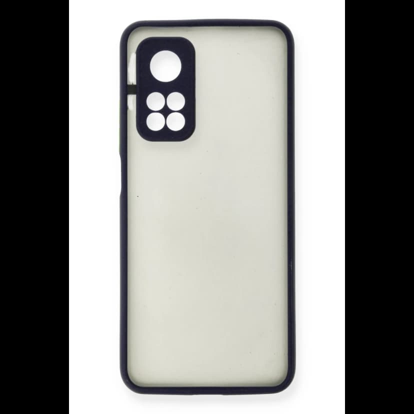 Newface Xiaomi Mi 10T Kılıf Montreal Silikon Kapak - Lacivert
