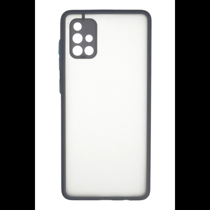 Newface Samsung Galaxy A71 Kılıf Montreal Silikon Kapak - Gri