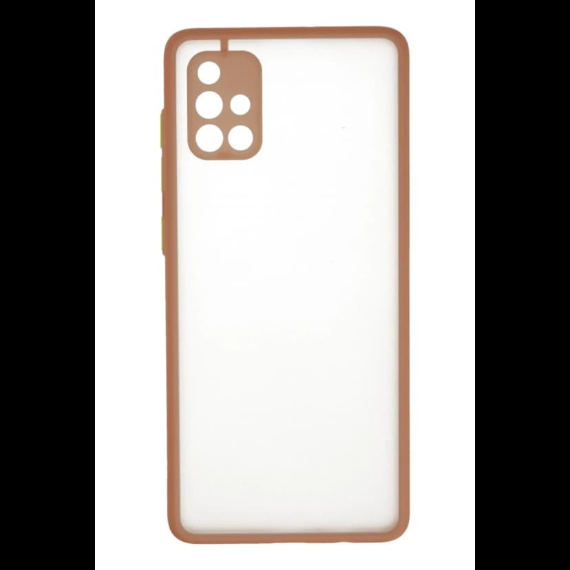 Newface Samsung Galaxy A71 Kılıf Montreal Silikon Kapak - Pembe