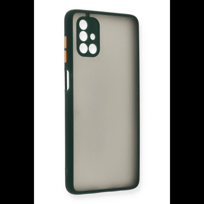 Newface Samsung Galaxy M51 Kılıf Montreal Silikon Kapak - Yeşil