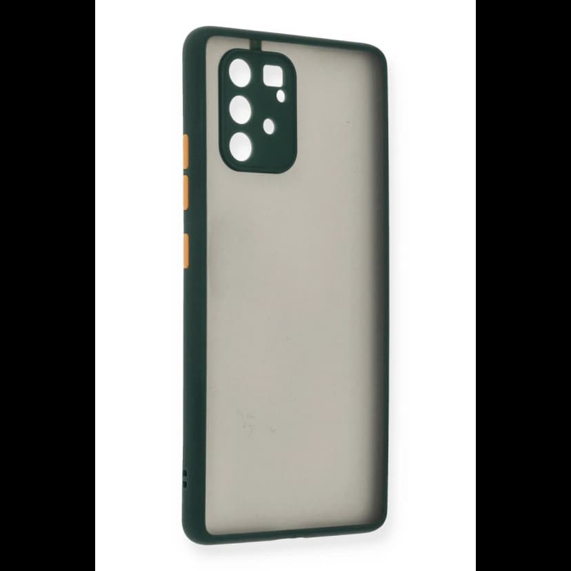 Newface Samsung Galaxy A91 / S10 Lite Kılıf Montreal Silikon Kapak - Yeşil