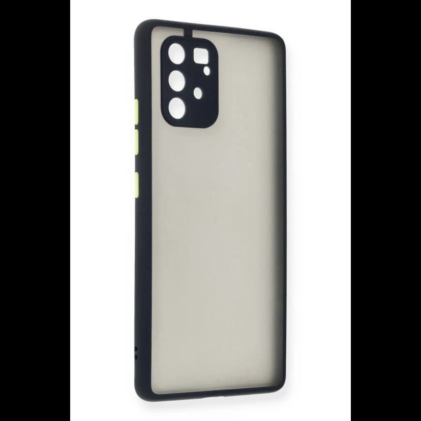Newface Samsung Galaxy A91 / S10 Lite Kılıf Montreal Silikon Kapak - Lacivert