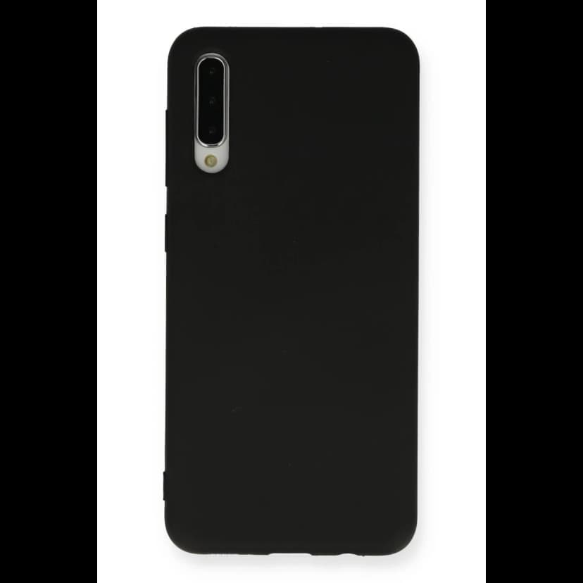 Newface Samsung Galaxy A30S Kılıf Nano içi Kadife Silikon - Siyah