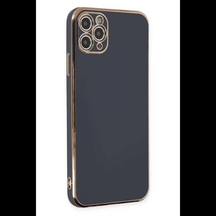 Newface Apple iPhone 11 Pro Max Kılıf Volet Silikon - Siyah