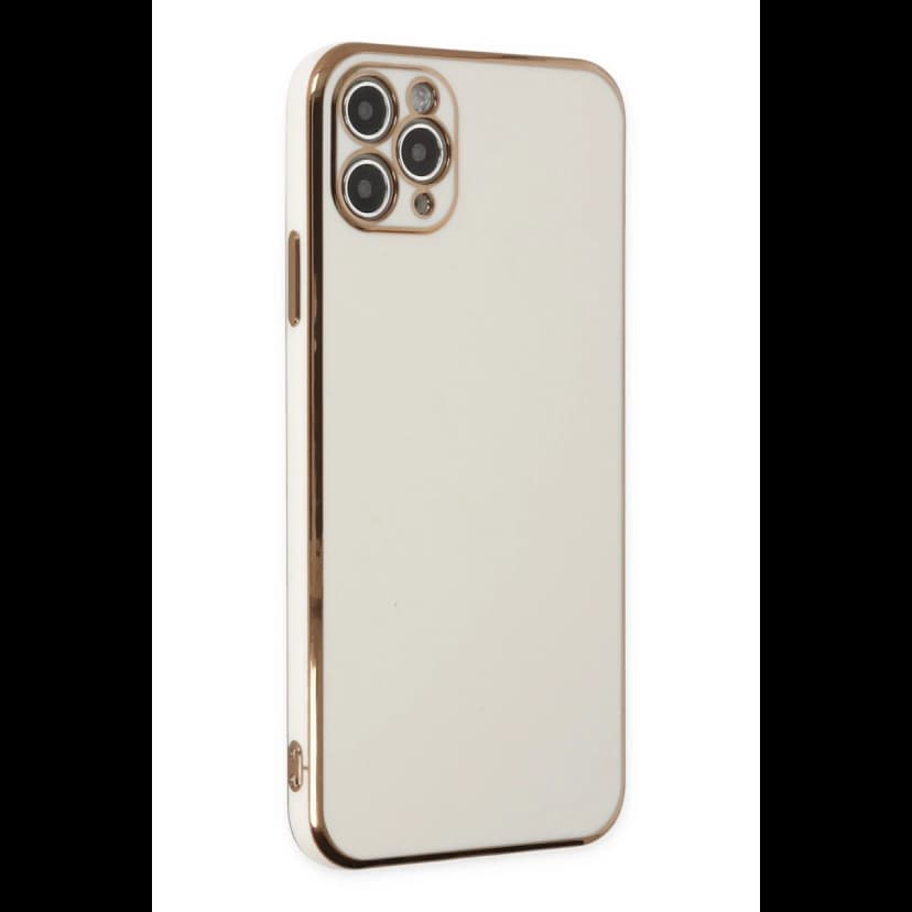 Newface Apple iPhone 11 Pro Max Kılıf Volet Silikon - Beyaz