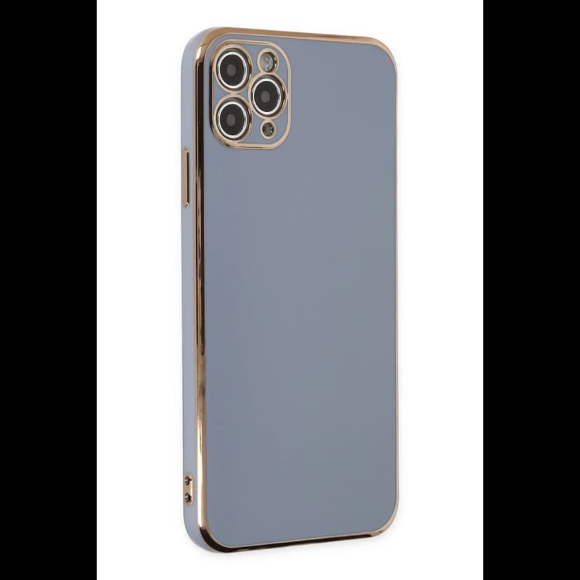 Newface Apple iPhone 11 Pro Max Kılıf Volet Silikon - Mavi