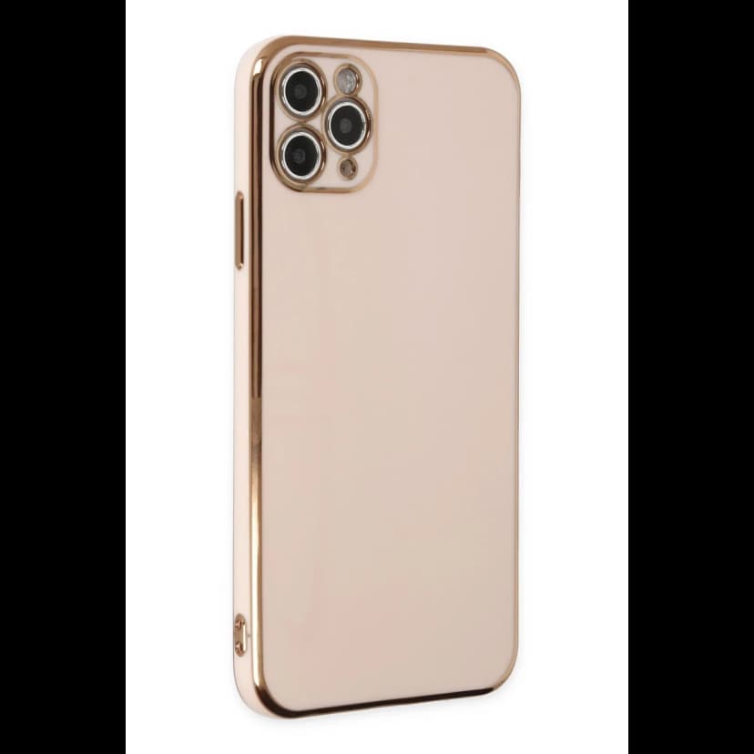 Newface Apple iPhone 11 Pro Max Kılıf Volet Silikon - Pembe