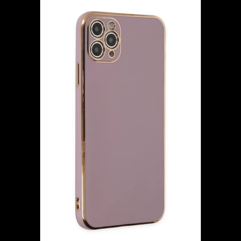 Newface Apple iPhone 11 Pro Max Kılıf Volet Silikon - Mor