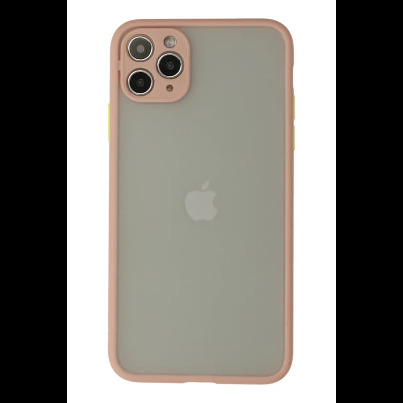 Newface Apple iPhone 12 Pro Max Kılıf Montreal Silikon Kapak - Pembe