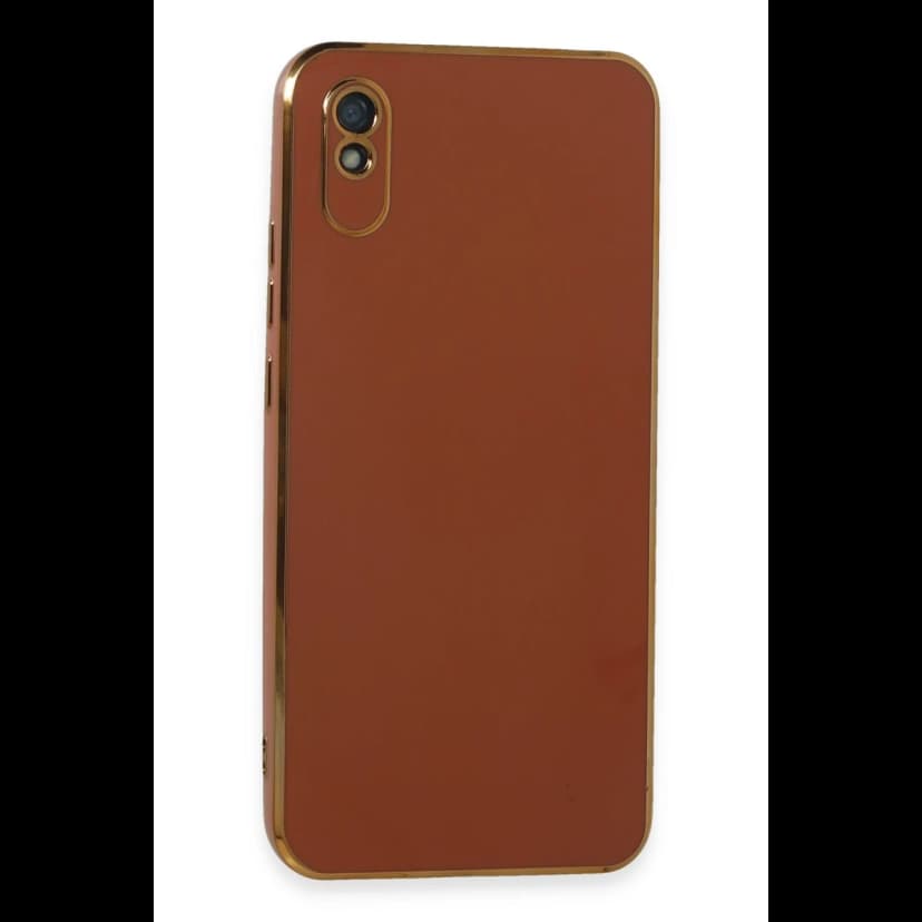 Newface Xiaomi Redmi 9A Kılıf Volet Silikon - Kırmızı