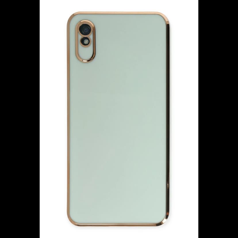 Newface Xiaomi Redmi 9A Kılıf Volet Silikon - Açık Yeşil