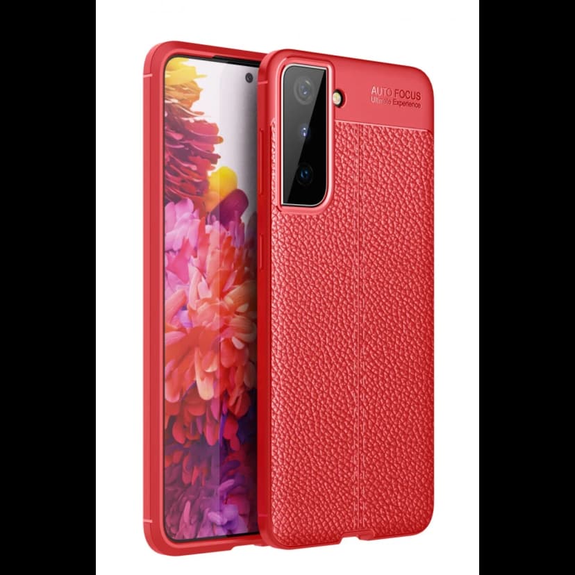 Newface Samsung Galaxy S21 Plus Kılıf Auto Focus Kapak - Kırmızı