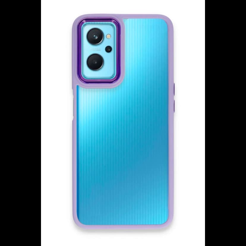 Newface Realme 9i 4G Kılıf Dora Kapak - Lila