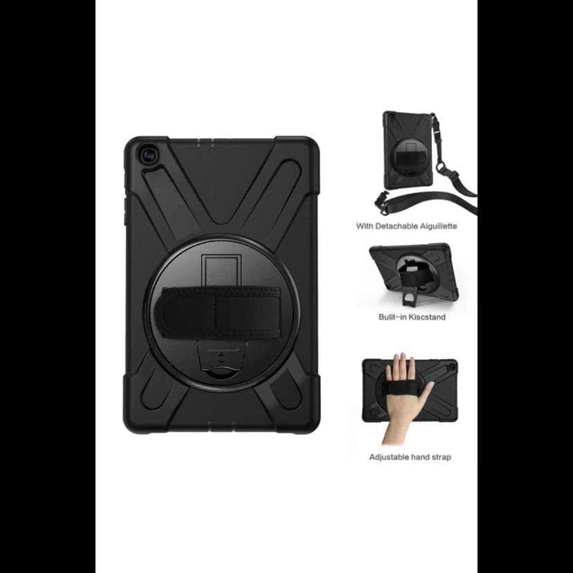 Newface Samsung Galaxy T510 Tab A 10.1 Kılıf Amazing Tablet Kapak - Siyah