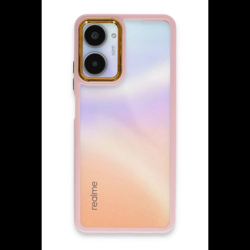 Newface Realme 10 Pro 5G Kılıf Dora Kapak - Pudra