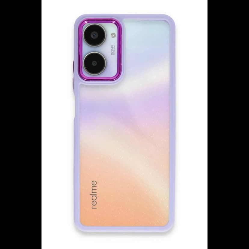 Newface Realme 10 Pro 5G Kılıf Dora Kapak - Lila