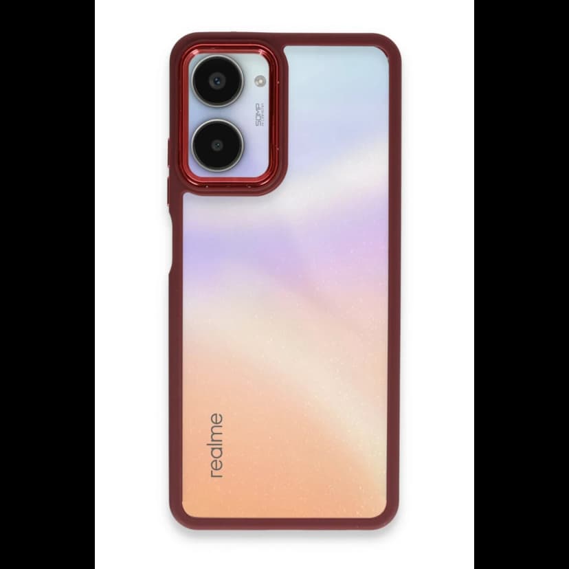 Newface Realme 10 Pro 5G Kılıf Dora Kapak - Kırmızı