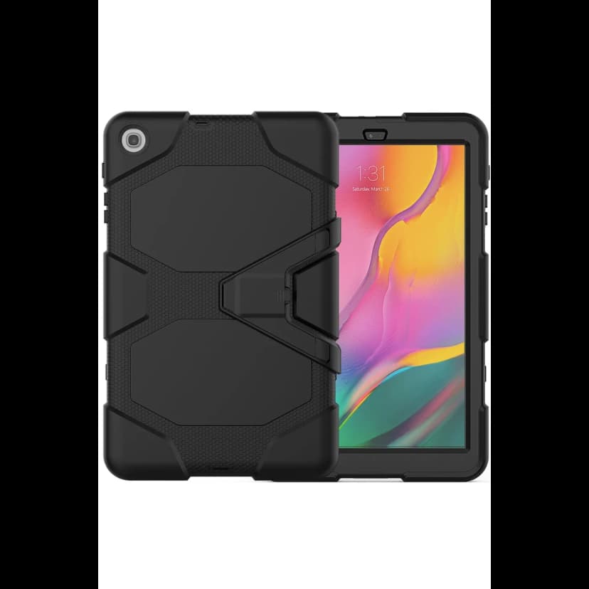Newface Samsung Galaxy T510 Tab A 10.1 Kılıf Griffin Tablet Kapak - Siyah