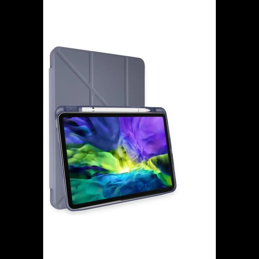 Newface Apple iPad Air 4 10.9 Kılıf Kalemlikli Mars Tablet Kılıfı - Lavender