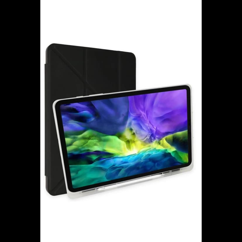 Newface Samsung Galaxy T870 Tab S7 11 Kılıf Kalemlikli Mars Tablet Kılıfı - Siyah
