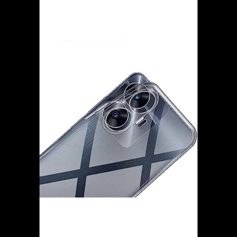 Newface Realme C55 Kılıf Lüx Şeffaf Silikon