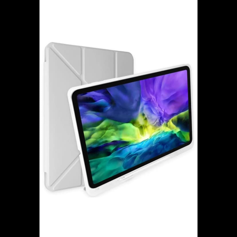 Newface Samsung Galaxy X200 Tab A8 10.5 Kılıf Kalemlikli Mars Tablet Kılıfı - Gri