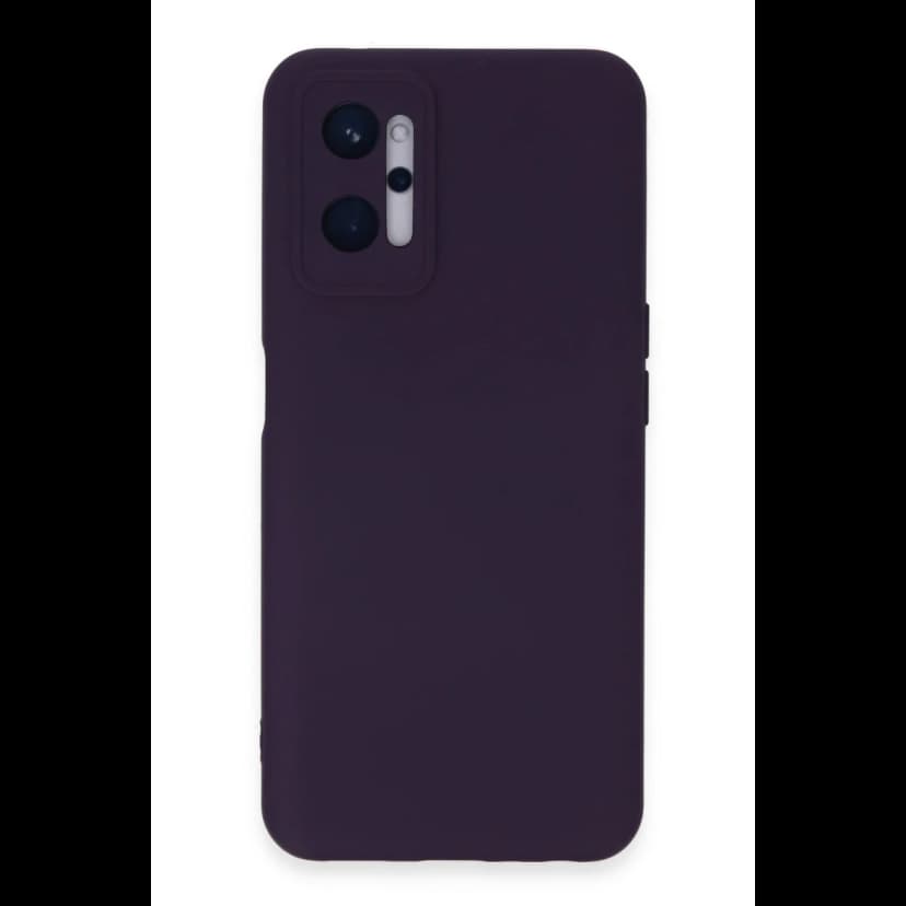 Newface Realme 9i 4G Kılıf Nano içi Kadife Silikon - Mor