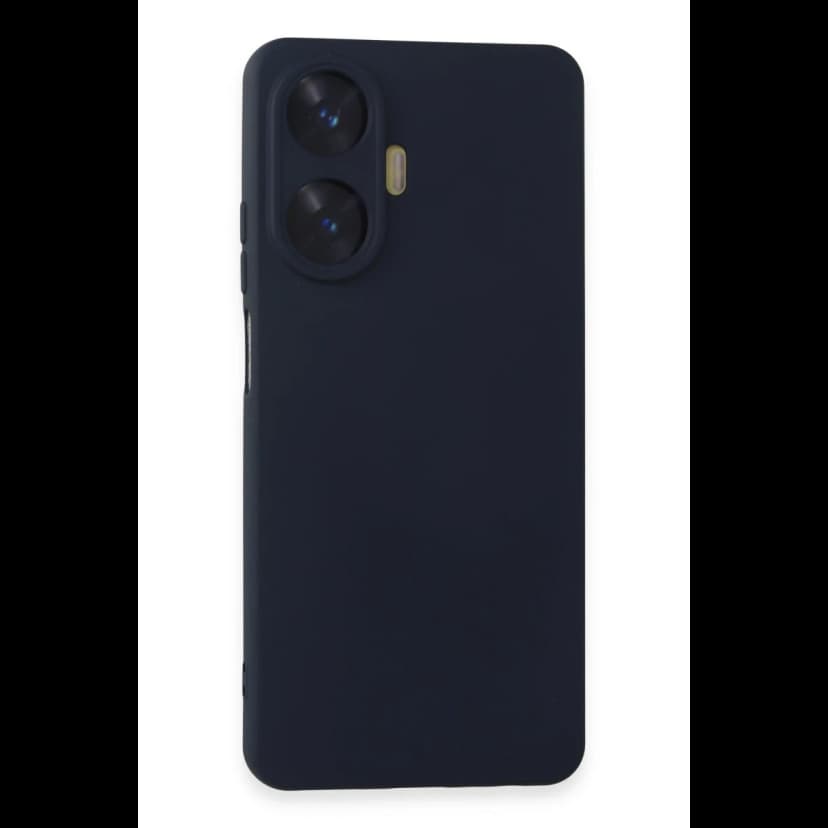 Newface Realme C55 Kılıf Nano içi Kadife Silikon - Lacivert