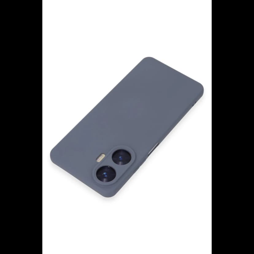 Newface Realme C55 Kılıf Nano içi Kadife Silikon - Gri