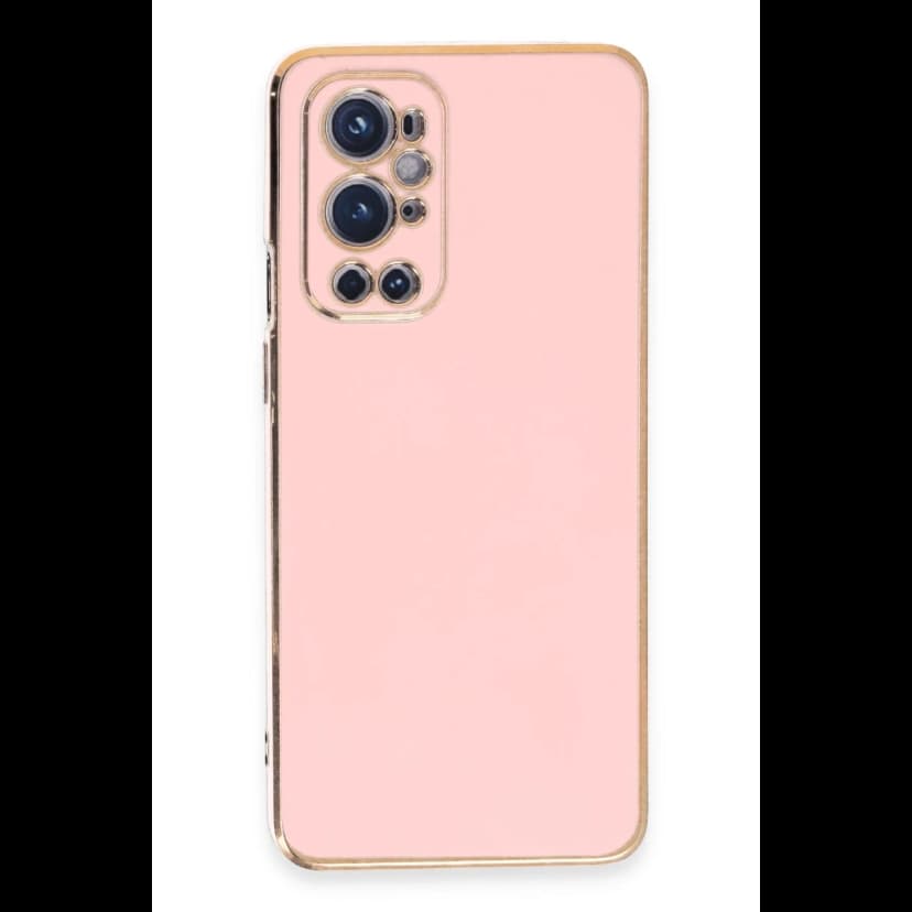 Newface One Plus 9 Pro Kılıf Volet Silikon - Pembe