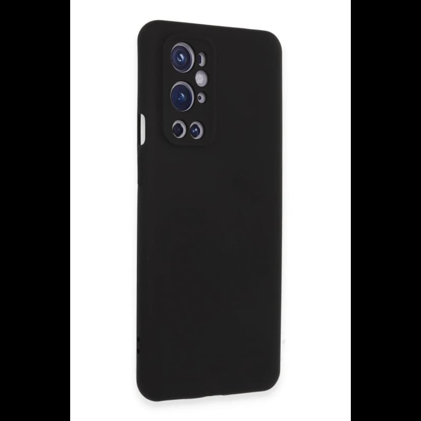 Newface One Plus 9 Pro Kılıf Nano içi Kadife Silikon - Siyah