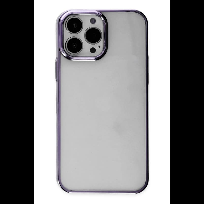 Newface Apple iPhone 14 Pro Kılıf Element Silikon - Mor
