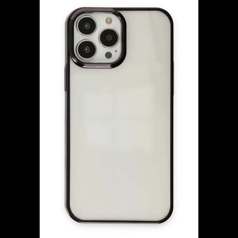 Newface Apple iPhone 14 Pro Max Kılıf Element Silikon - Siyah