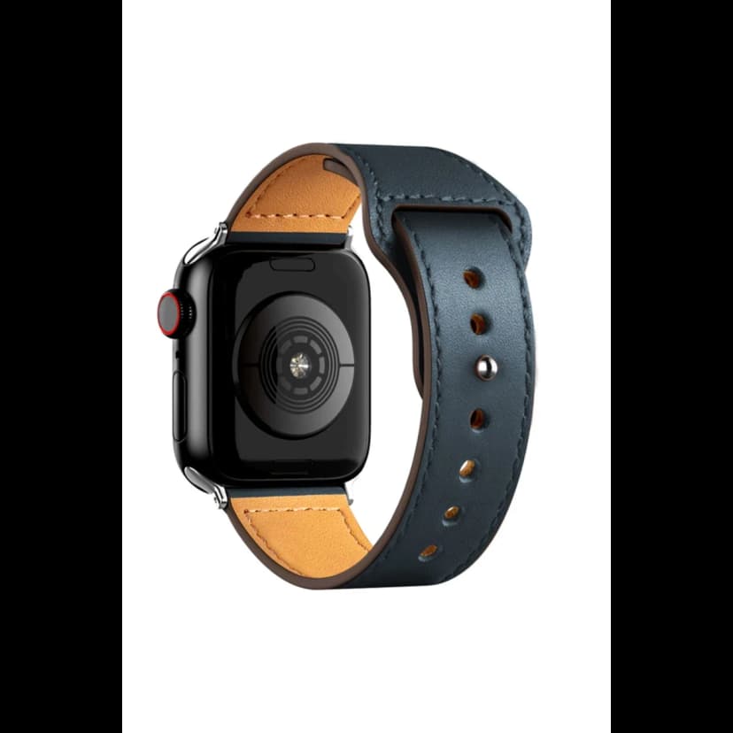 Newface Apple Watch 38mm KR415 Luaz Deri Kordon - Lacivert