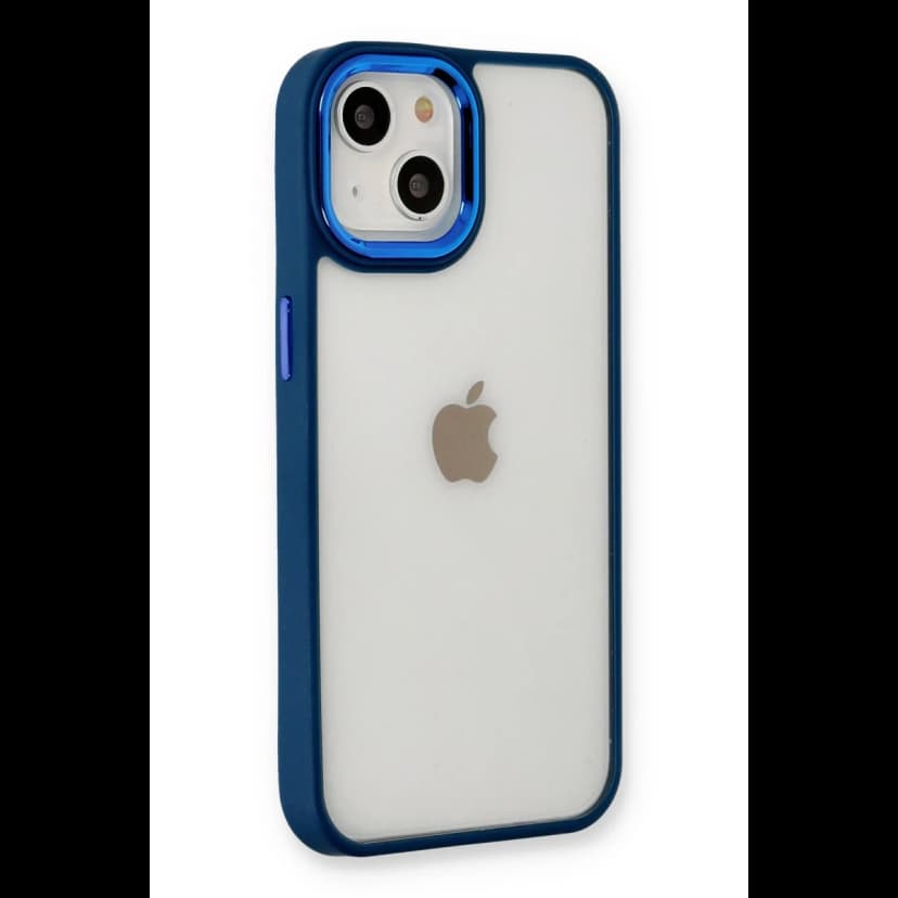 Newface Apple iPhone 14 Plus Kılıf Dora Kapak - Mavi