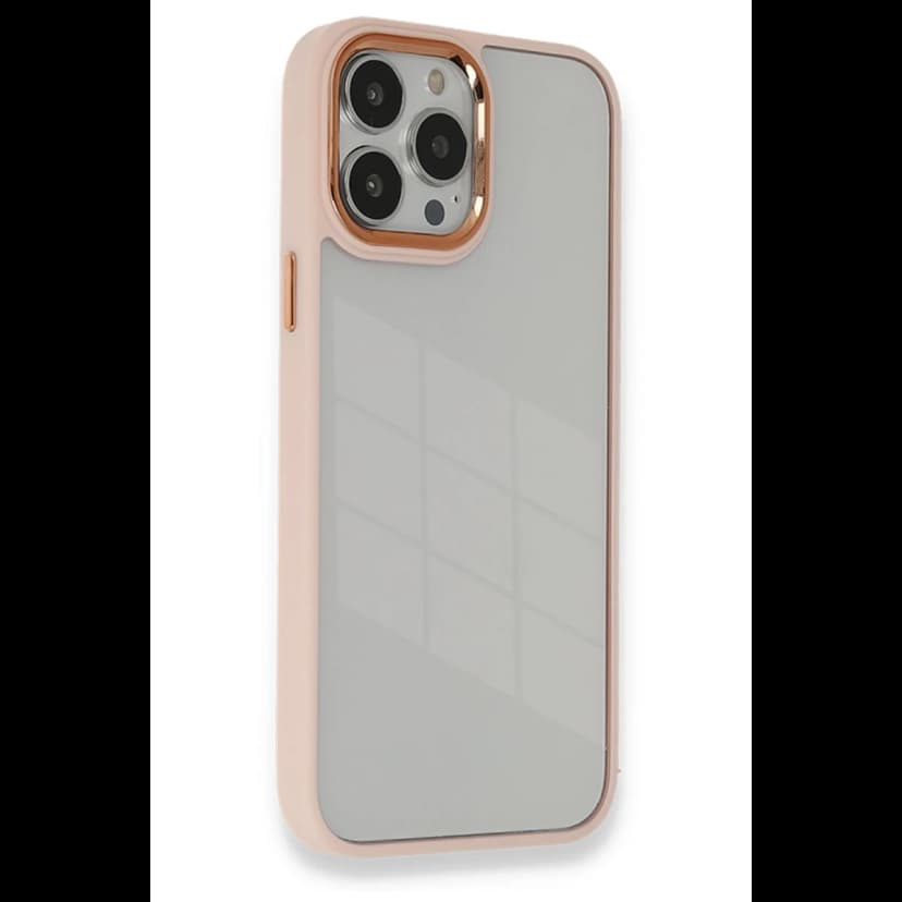Newface Apple iPhone 14 Pro Kılıf Dora Kapak - Pudra