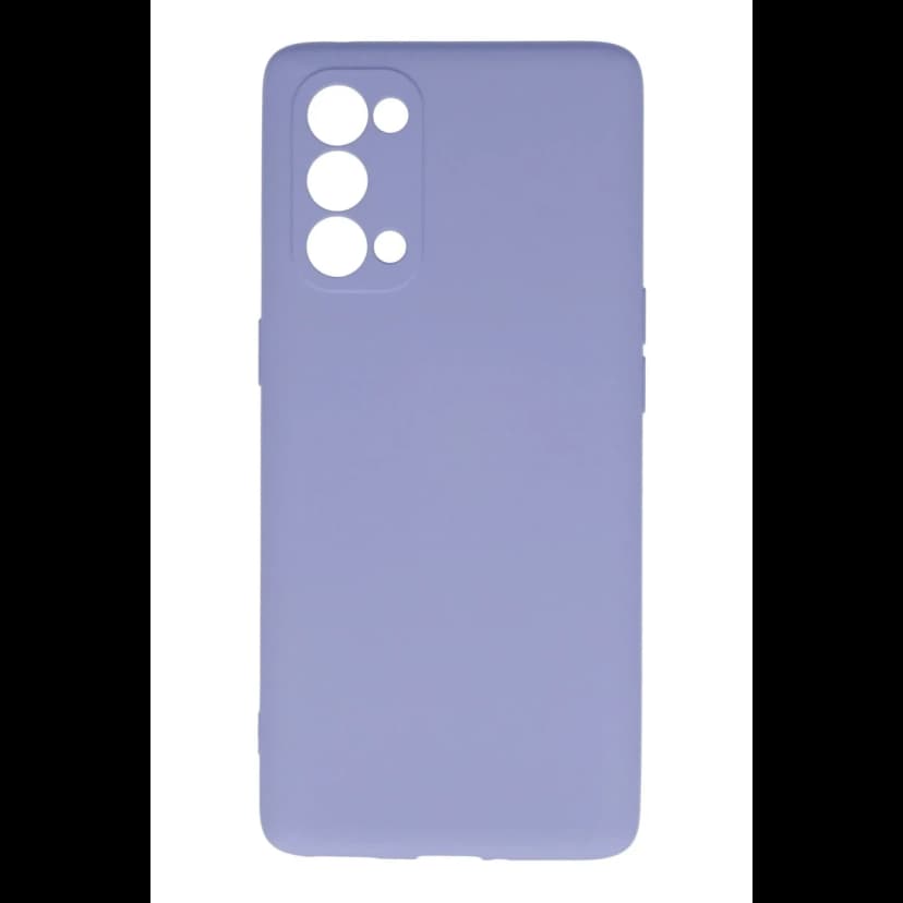 Newface Oppo Reno 5 Pro Kılıf Nano içi Kadife Silikon - Lila