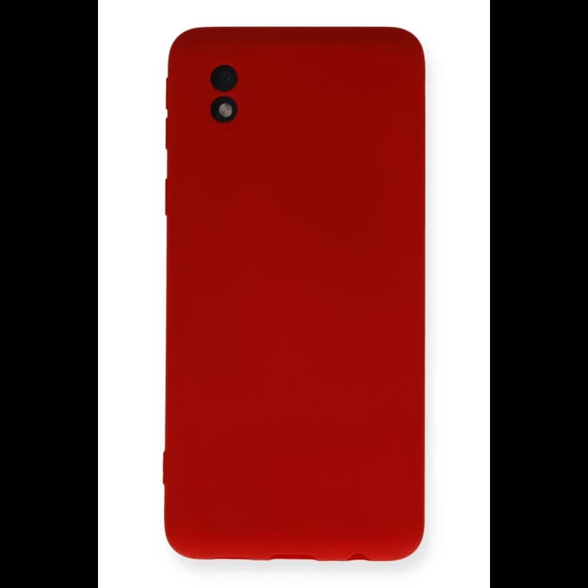 Newface Samsung Galaxy A01 Core Kılıf Nano içi Kadife Silikon - Kırmızı