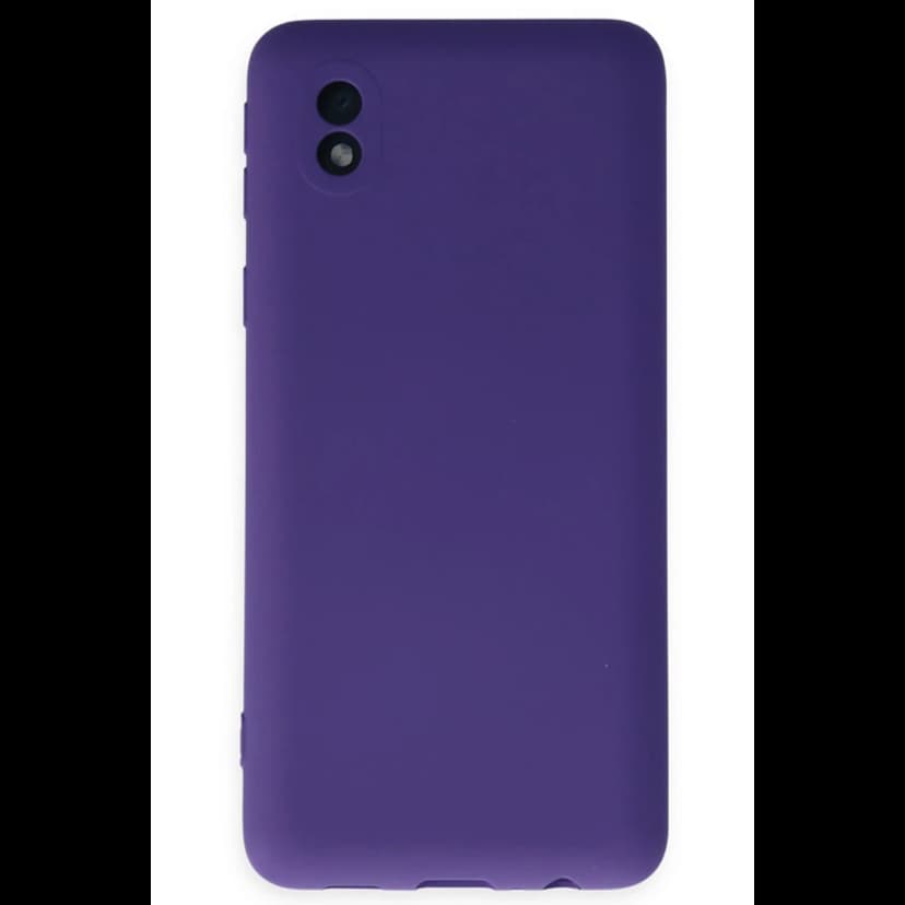 Newface Samsung Galaxy A01 Core Kılıf Nano içi Kadife Silikon - Mor