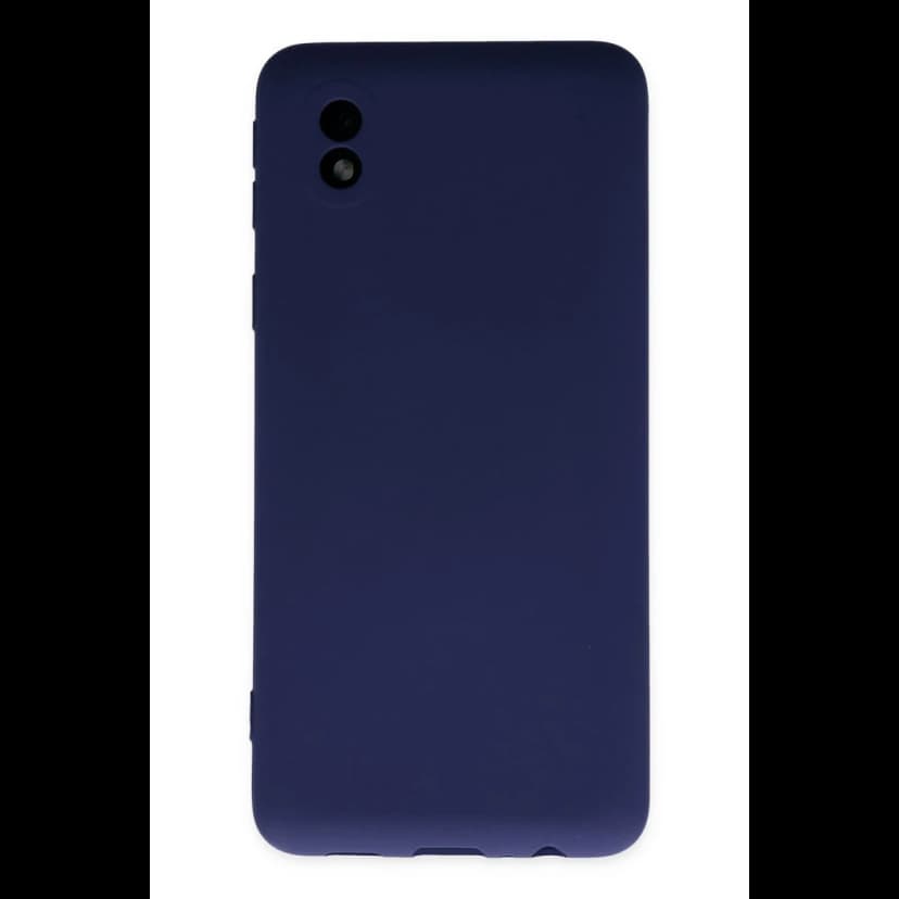 Newface Samsung Galaxy A01 Core Kılıf Nano içi Kadife Silikon - Lacivert