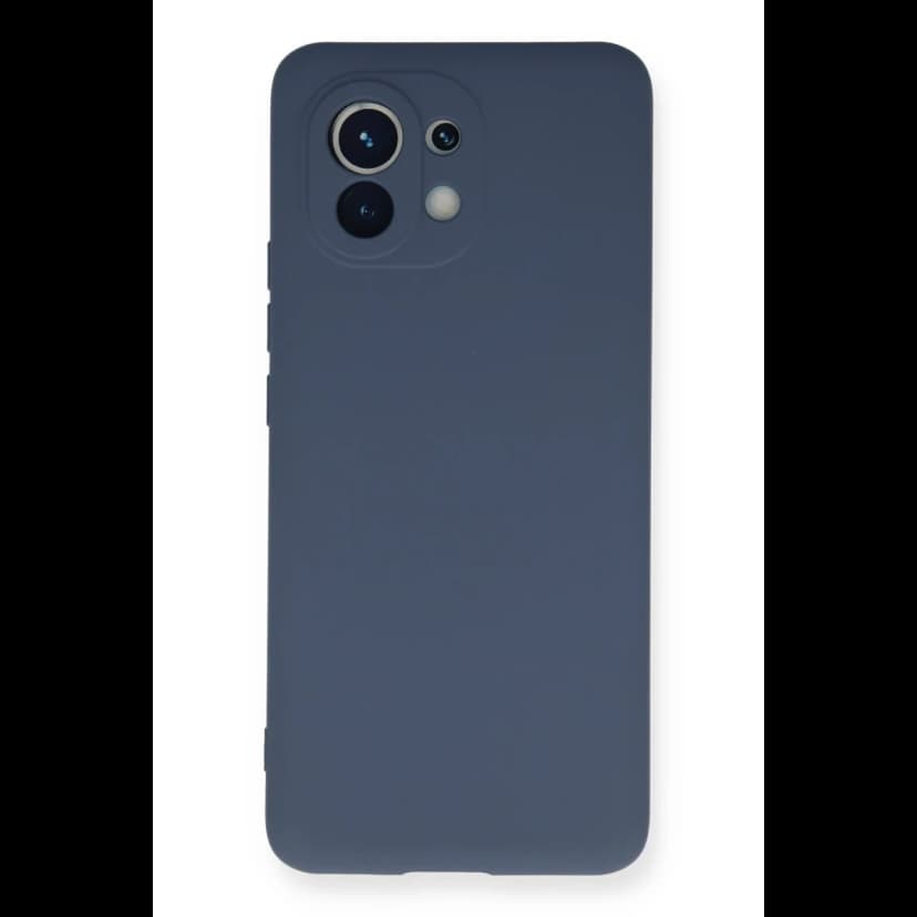 Newface Xiaomi Mi 11 Kılıf Nano içi Kadife Silikon - Gri