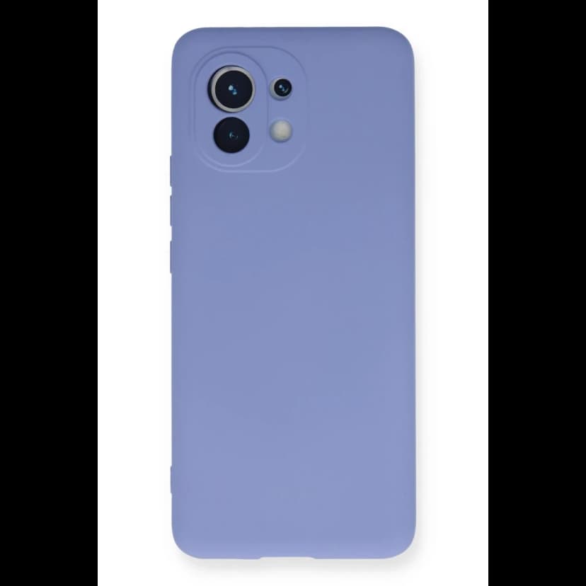 Newface Xiaomi Mi 11 Kılıf Nano içi Kadife Silikon - Lila