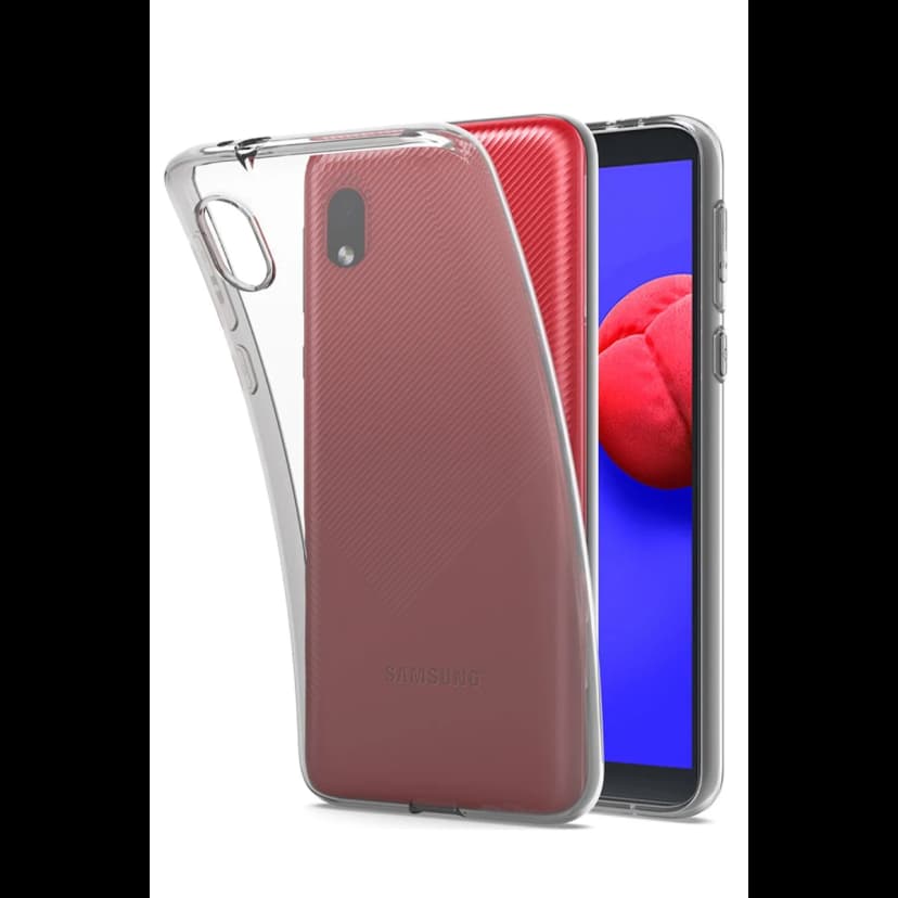 Newface Samsung Galaxy A01 Core Kılıf Lüx Şeffaf Silikon