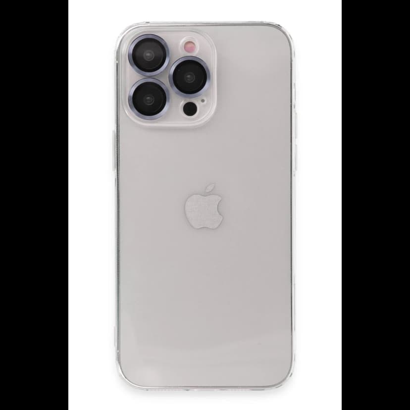 Newface Apple iPhone 13 Pro Kılıf Luko Lens Silikon - Sierra Blue